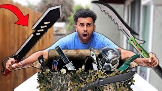 Someone Sent Me A GIANT BOX of SURVIVAL GEAR DOOMSDAY PREPPERS [upl. by Burnie]