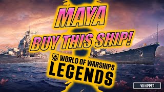 Maya  Buy This premium Ship World of Warships Legends [upl. by Tudor395]