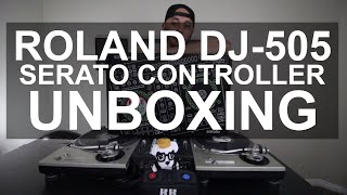 DJ Tips  Roland DJ505 Serato DJ Controller Unboxing [upl. by Yruj]