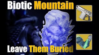 Destiny 2 Stasis Titan Build Biotic Mountain [upl. by Ardme]