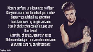 Justin Bieber  Intentions ft Quavo Lyrics [upl. by Trudy845]