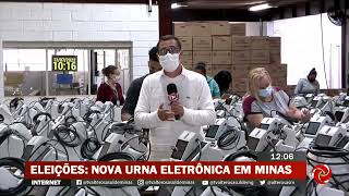 Nova urna eletrônica chega em Minas [upl. by Ibot544]