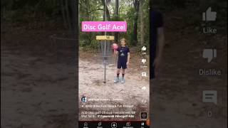 Disc Golf Ace discgolf discgolfer ace 11yearsold pdga innova championeagle shorts sports [upl. by Wistrup470]