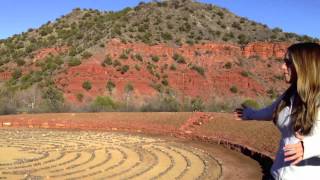 Angel Valley Chartres Labyrinth amp ET Landing Pad 122112 [upl. by Annoif]