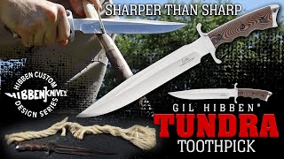 BUDK Master Knife Maker Gil Hibbens Tundra Toothpick [upl. by Aicemak]