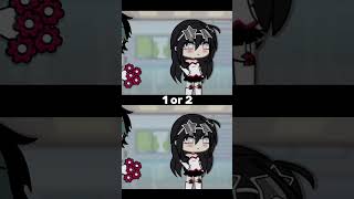 1 or 2 gacha nikesha gachalife gachatiktok gachaclub gachatrend edit [upl. by Jb737]