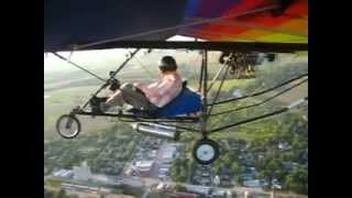 Ultralight aircraft quotHoveringquot near Hooper Nebraska [upl. by Bernelle7]