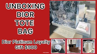 Unboxing a FREE DIOR TOTE BAG from Dior Beauty Loyalty program and how it works [upl. by Vitale]