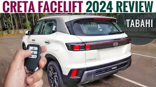 Hyundai Creta Facelift 2024 India  Review  Creta New Model 2024  Creta 2024 Facelift [upl. by Macfarlane]