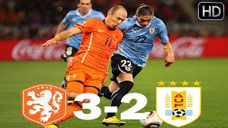 Uruguay vs Netherlands 23 All Goals amp Highlights 06072010 Semifinal World Cup 2010 HD [upl. by Rodl]