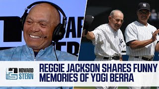 Reggie Jackson Shares 2 Funny Yogi Berra Stories [upl. by Tlok]