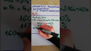 Prawo stałości składu zawartość procentowa pierwiastka w związku chemicznym [upl. by Iras]