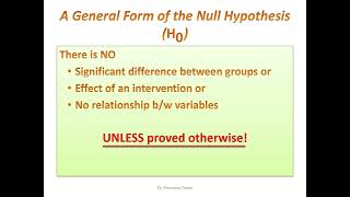 Null Hypothesis explained in HINDI [upl. by Clarisa]