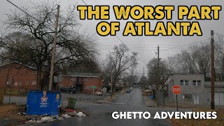 I Snuck Into The WORST Neighborhood in Atlanta Georgia [upl. by Anisirhc]