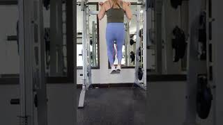 Band Assisted Chin Ups Using the Smith Machine [upl. by Inerney]