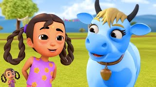 गैया मेरी गईया Gaiya Meri Gaiya Hindi Cartoon Song and Kids Rhymes [upl. by Anoyet]