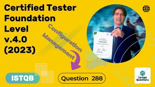 ISTQB Foundation level v40 2023 Question 288 [upl. by Trebor]