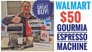 Walmart 50 GOURMIA Espresso Machine Review Just A DAD Approved [upl. by Rand]