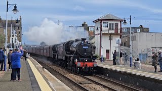 Great Britain XVI Railtour Black Fives 2024 [upl. by Anivel]