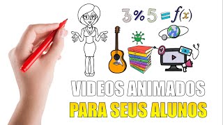 Como fazer Vídeo Animado para seus Alunos [upl. by Micki]