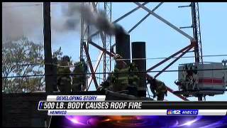 500 pound body leads to fire at cremation plant [upl. by Nagle]