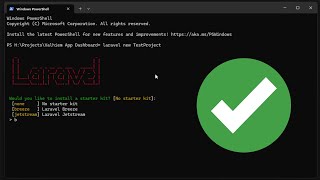 Laravel New Project Create Command [upl. by Nyladnohr986]