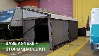 The Ultimate Caravan Storm Protection Base Annexe  Storm Shadez Setup [upl. by Lauter]