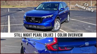 2023 Honda CRV Still Night Pearl  Color Overview [upl. by Semmes627]