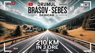 Relaxing Road Trip through Transylvania Brașov to Sebeș 210 km  2h 55m Drive [upl. by Arad]