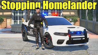 Stopping Homelander in GTA 5 RP [upl. by Sukramal45]