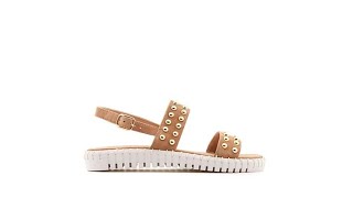 Steven Natural Comfort Shams Suede Sandal with Studs [upl. by Whall]