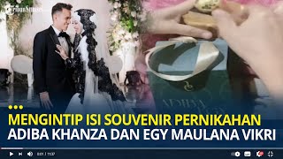 Mengintip Isi Souvenir Pernikahan Adiba Khanza dan Egy Maulana Vikri Sederhana Tapi Bermanfaat [upl. by Gnay354]