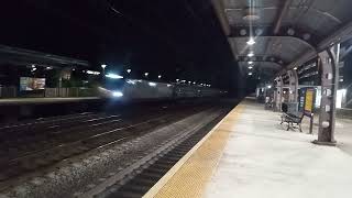 Amtrak Keystone 658 amp NJ Transit Deadhead Train On Opposite Track at Hamilton [upl. by Aleinad727]