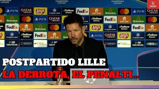 Rueda de Prensa Simeone  Postpartido Champions Lille  UniversoAtleti [upl. by Niawtna]