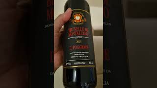 Brunello Montalcino safra 2015 redondono decanter fica complexowine [upl. by Natalina]