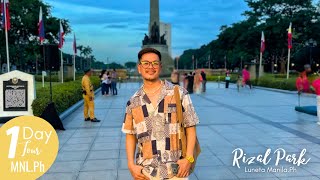 Walking Tour of Rizal Park Luneta  Intramuros Bridge  Chinatown Binondo  1 Day Tour in MNLPh [upl. by Ymassej819]