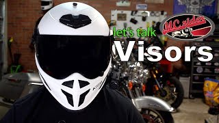 Lets talk motorcycle helmet visors [upl. by Melleta46]