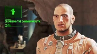 Fallout 4 Cleansing The Commonwealth Clear Out Gwinnet Brewery HD [upl. by Bekah78]