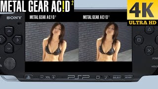 Metal Gear ACID 2 PSP  Solid Eye Theater 4K 60FPS [upl. by Venator]