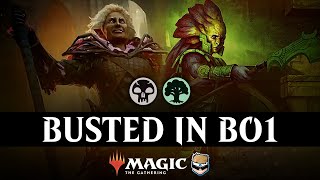 THESE KILL MONO RED  BlackGreen Sentinels  Ranked Standard MTG Arena [upl. by Redlac]