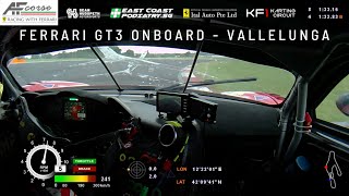 Vallelunga Onboard 2021  Ferrari 488 GT3 Evo [upl. by Pelligrini]