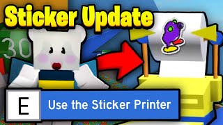 The Bee Swarm Sticker UPDATE Complete Breakdown [upl. by Pease]