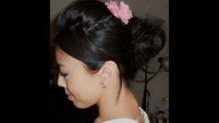 Voluminous Messy Bun Updo in 3 Minutes for Short Hair [upl. by Enytsuj]