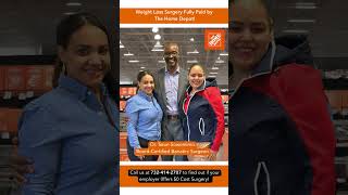 Two Home Depot Workers Lose 170 Pounds Together Using EmployerPaid Surgery Benefit [upl. by Netram45]