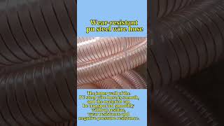 PU steel wire hose with smooth inner wall PU vacuum ventilation duct [upl. by Lauren695]