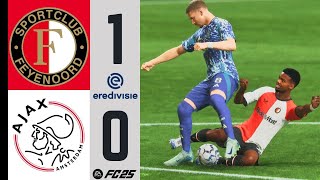 FEYENOORD vs AJAX  EREDIVISIE 20242025  JORNADA 4  EA SPORTS FC 25 [upl. by Primo]