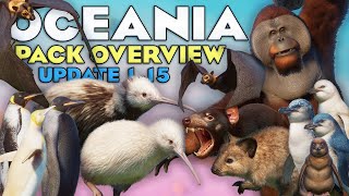 ✨ Complete Overview  Planet Zoo Oceania Pack amp Update 115 [upl. by Eppillihp251]