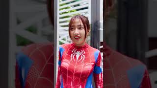 Alpha Heros youtube SILVER BUTTON battle defeats the bad guys shorts spiderman alphahero funny [upl. by Neehsar]