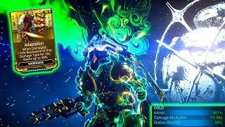 Chroma With Ice Elemental Ward Plus Adaptation Is AWESOME  Warframe [upl. by Esmond826]