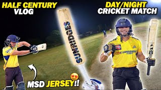 Wearing MS DHONI Official Match Jersey😍  ARYAMAN PAL Chasing 200 Runs🔥  Day Night Cricket Match [upl. by Aikel]